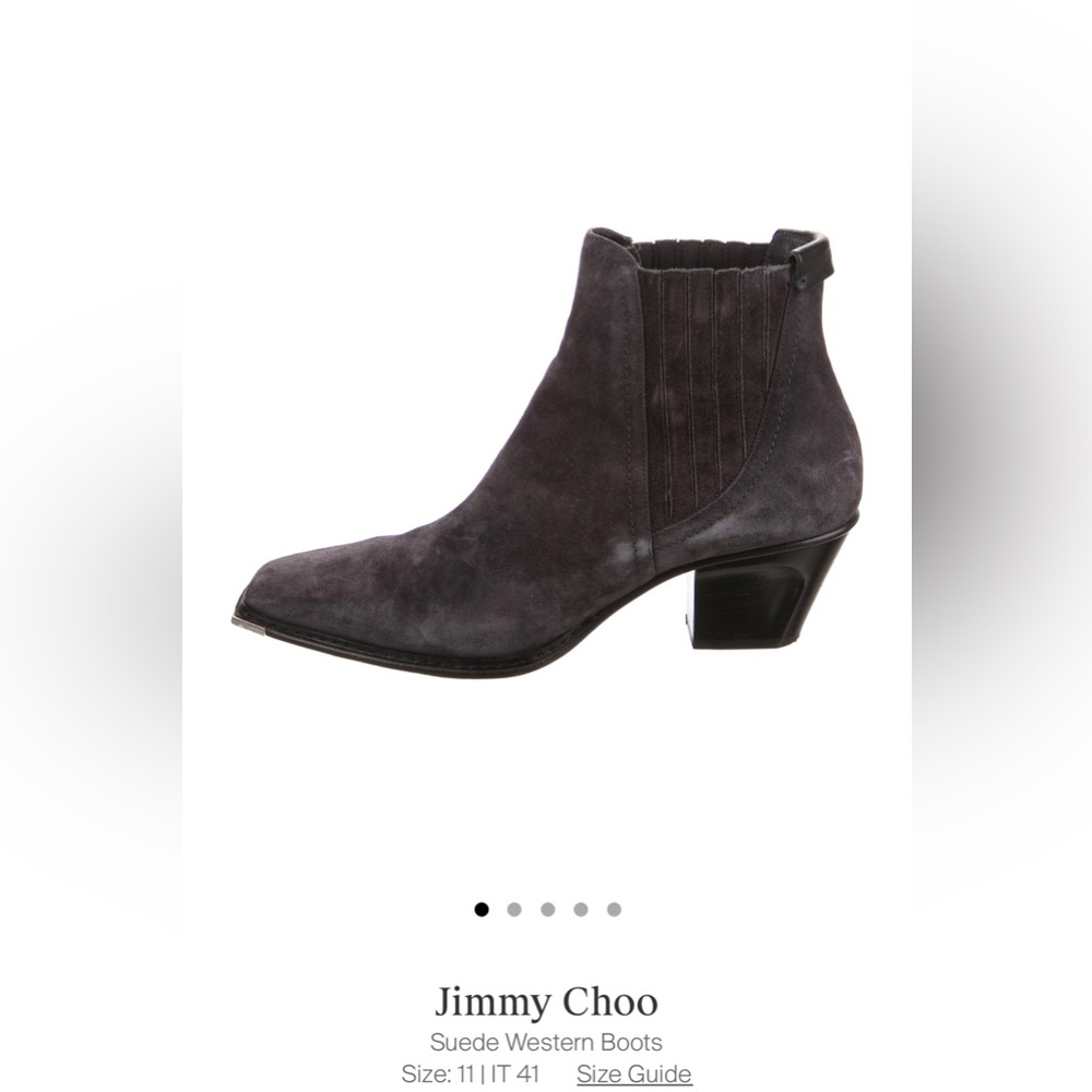 Jimmy Choo Grey Suede boots
